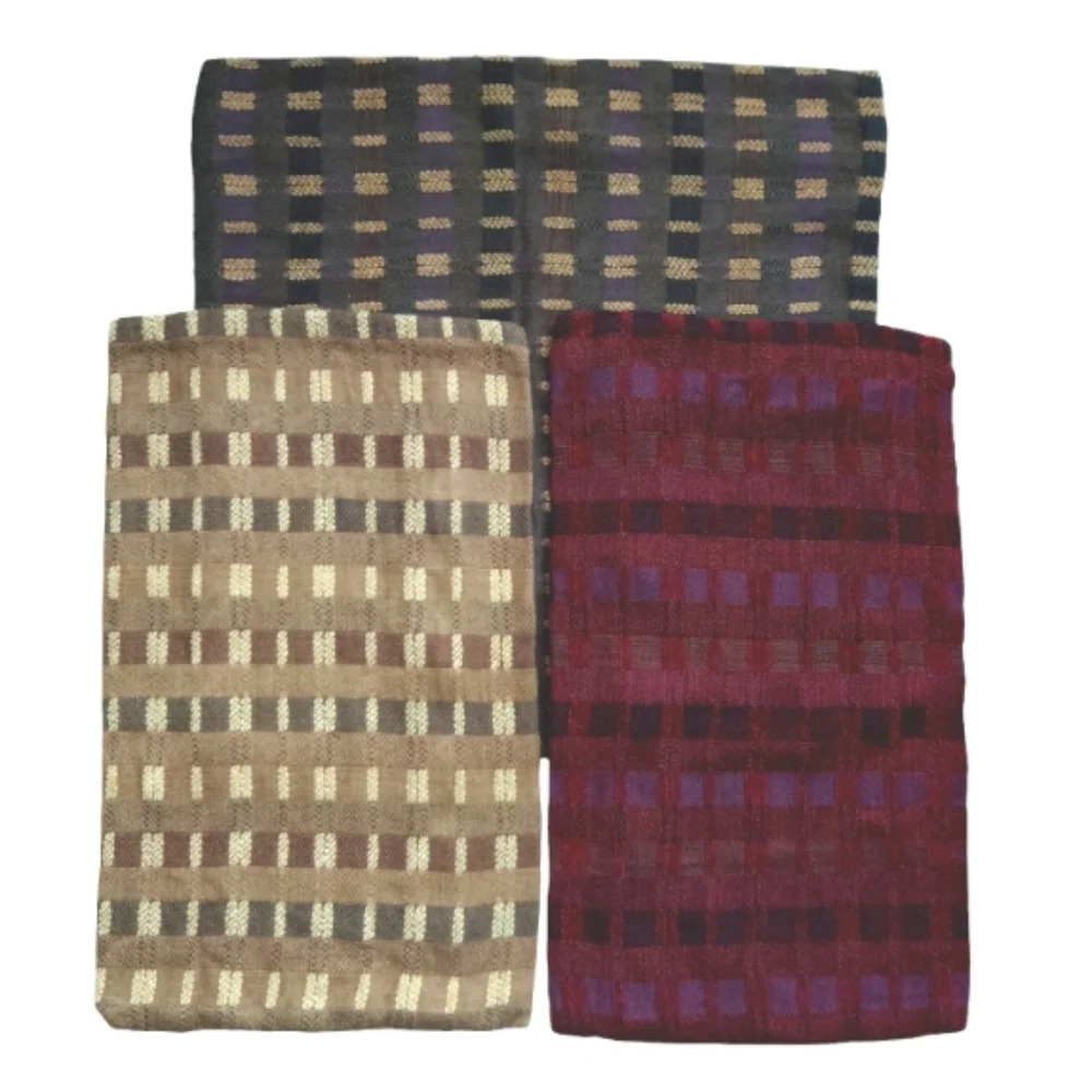 DOI TUNG Mae Fah Luang Foundation Set of 3 Hand Made Zipper Accent Pillow Covers